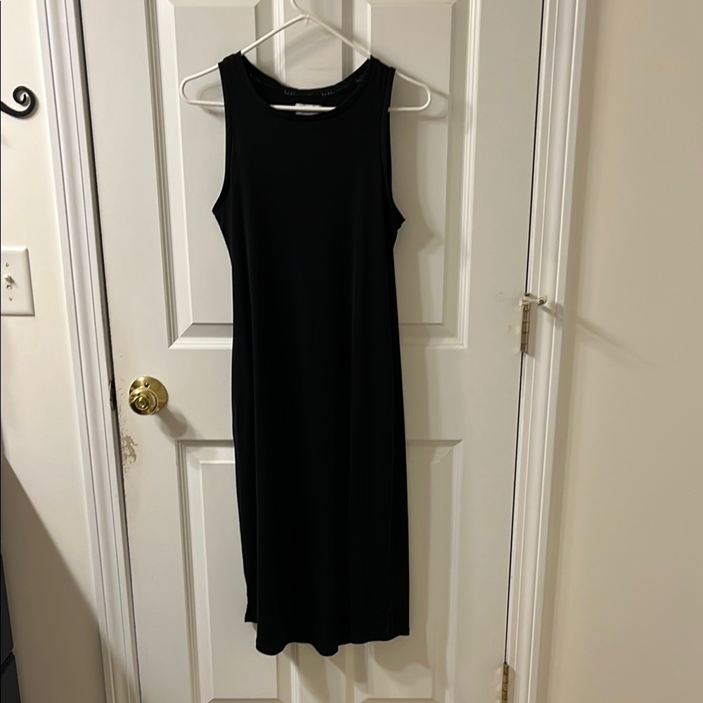 Casual Black Sleeveless Dress